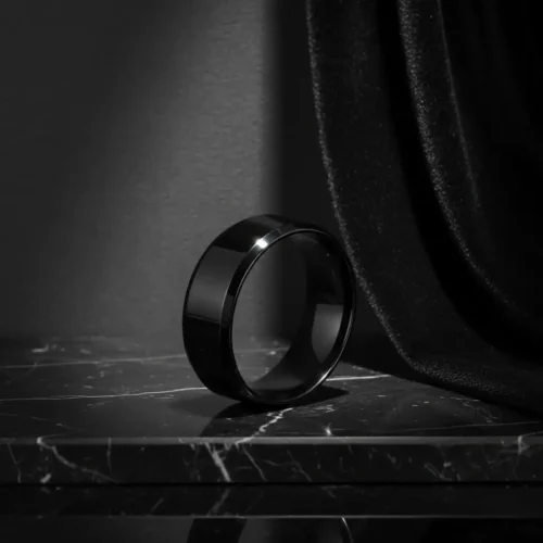 Double Bevel Edge Black