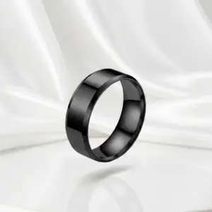 Double Bevel Edge Black