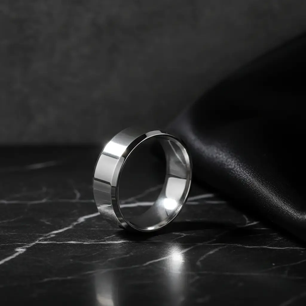 Double Bevel Edge Silver